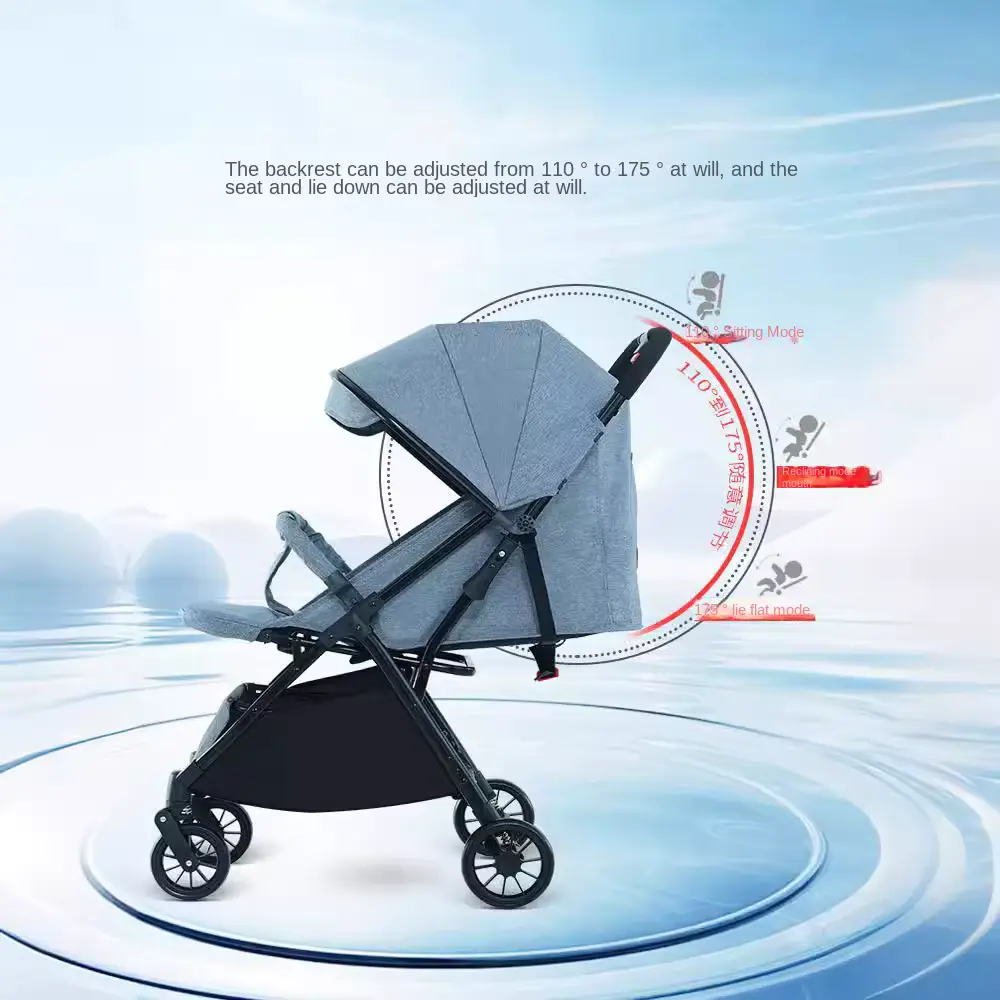 Stroller JXB Stock Arrival One-click Automatic Retractable Newborn FOR Wholesale product image 3