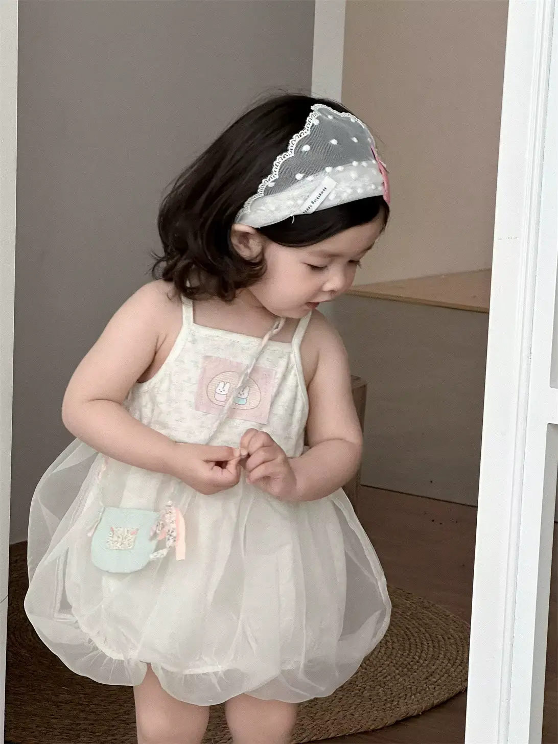Cotton Princess Arrival Girl Rompers Washable Anti-bacterial Regular Sleeve Clothing Wholesale product image 4