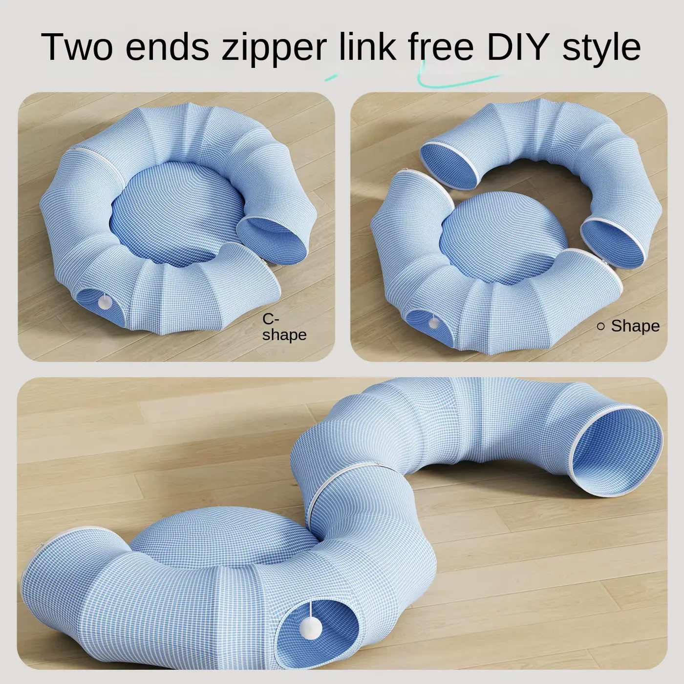 CAT BED Four-season Foldable Tunnel Passage TOY AND Rolling Wholesale product image 3