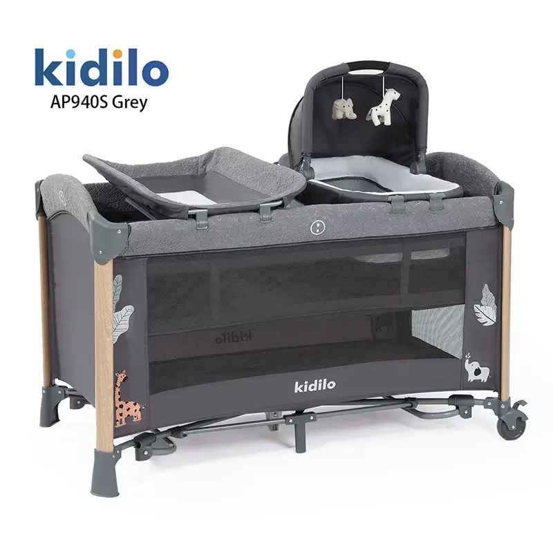 Cartoon BED Kidilo Luxury 3-in Convertible Bedside Crib Newborn-friendly Wholesale