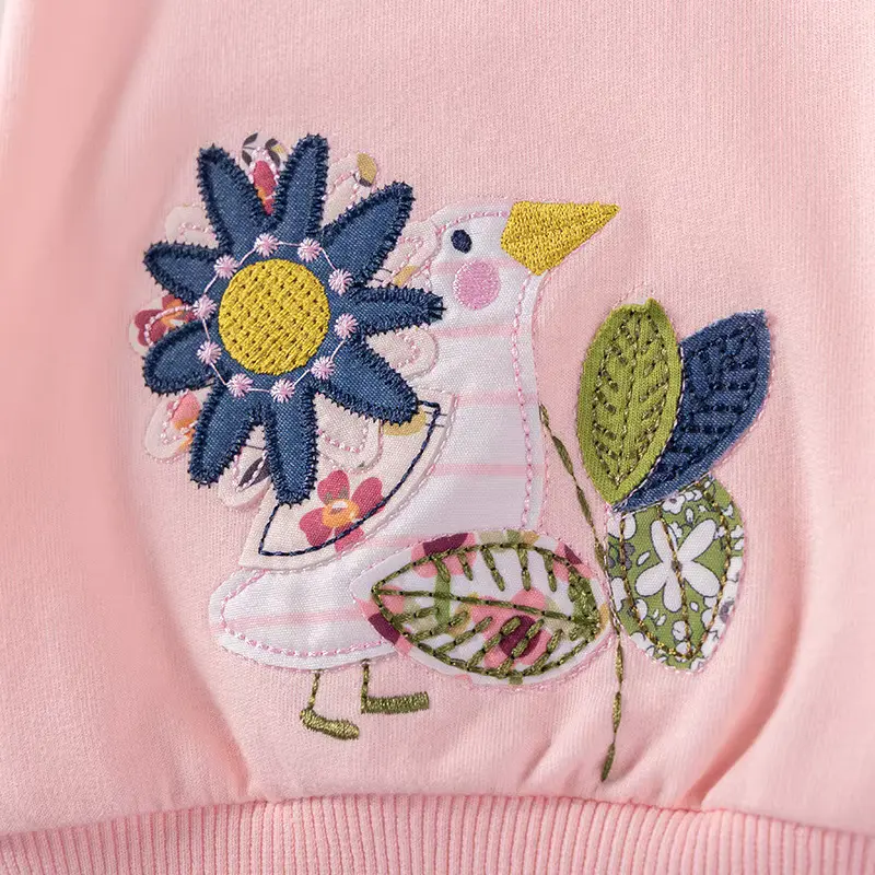 Girls Cotton SET Years Floral Long Sleeve Trousers Soft Wholesale product image 3