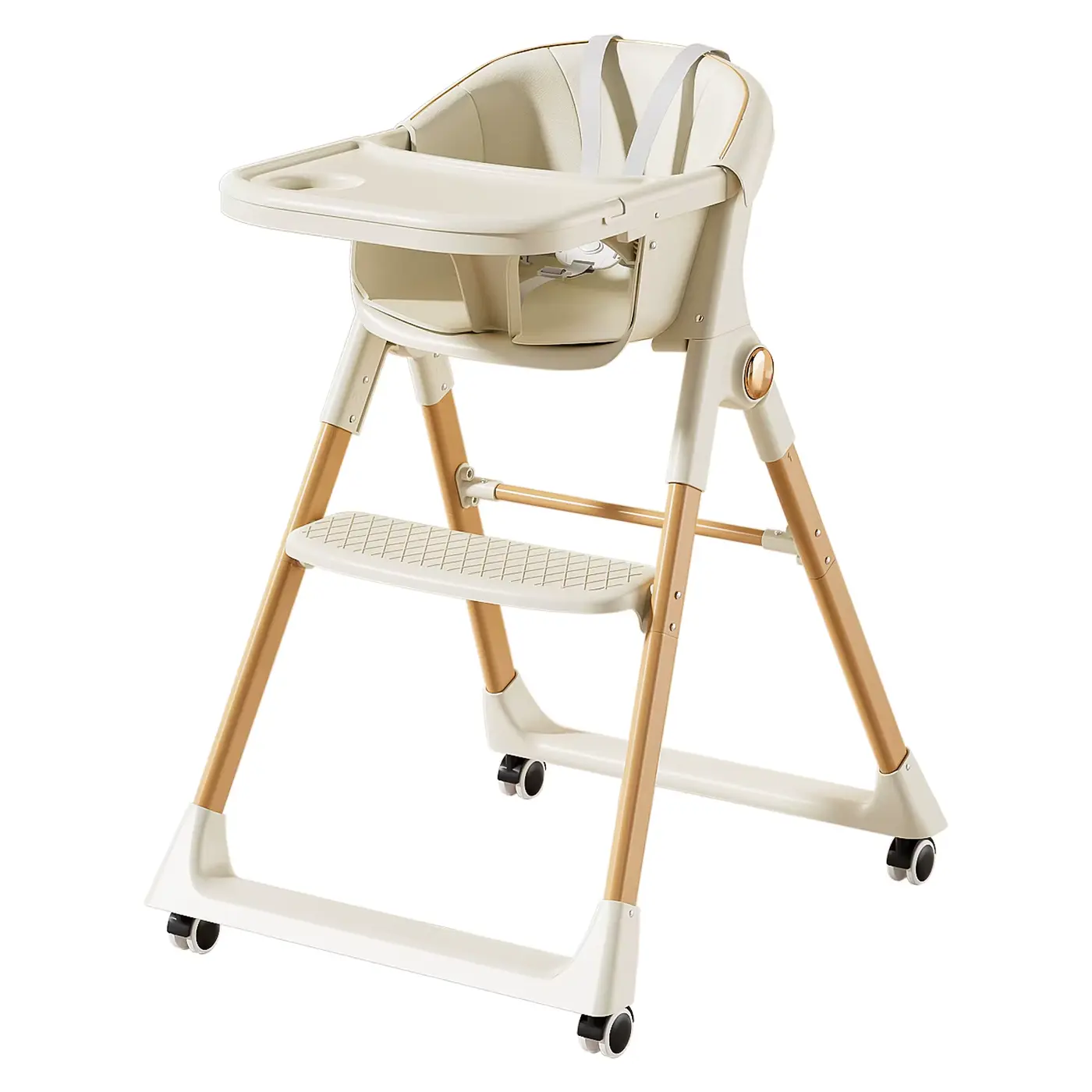 Chair Adjustable Modern Plastic High Detachable Tray Safety Belt Wholesale
