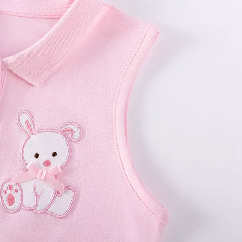 Girls Cotton Cartoon Print Animal Princess Dress Sleeveless Tank Wholesale product image 4