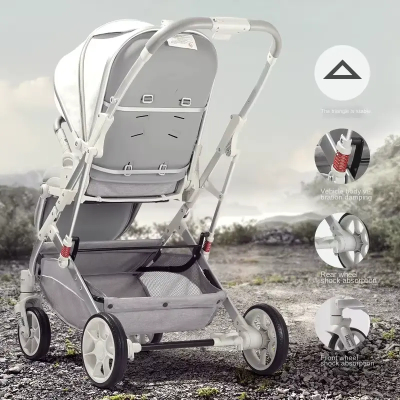 Stroller Seat Latest Lightweight Wheel Portable Large Shock Absorb Wholesale product image 3