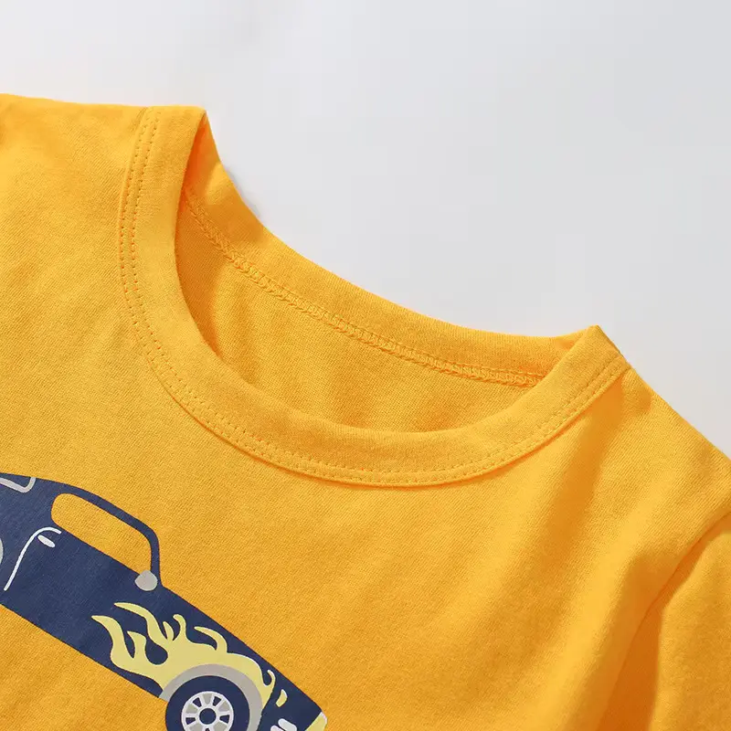 Boys Cotton Cartoon T-shirt Shorts SET Short-sleeved CAR Wear Wholesale product image 3