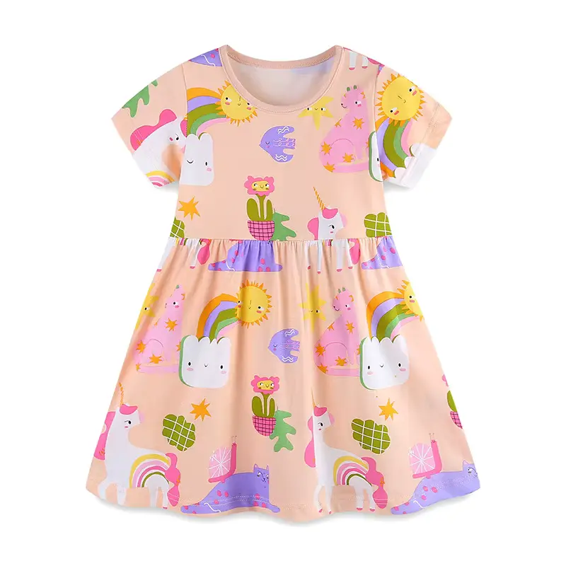 Girls Cotton Printed Manufacture Promotion Best Deal ODM Polyester Clothing Wholesale product image 3