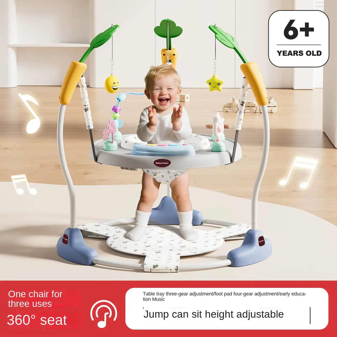 Walker Ladida Blue Jumper Forest Learning Stand Activity Center Wholesale product image 3