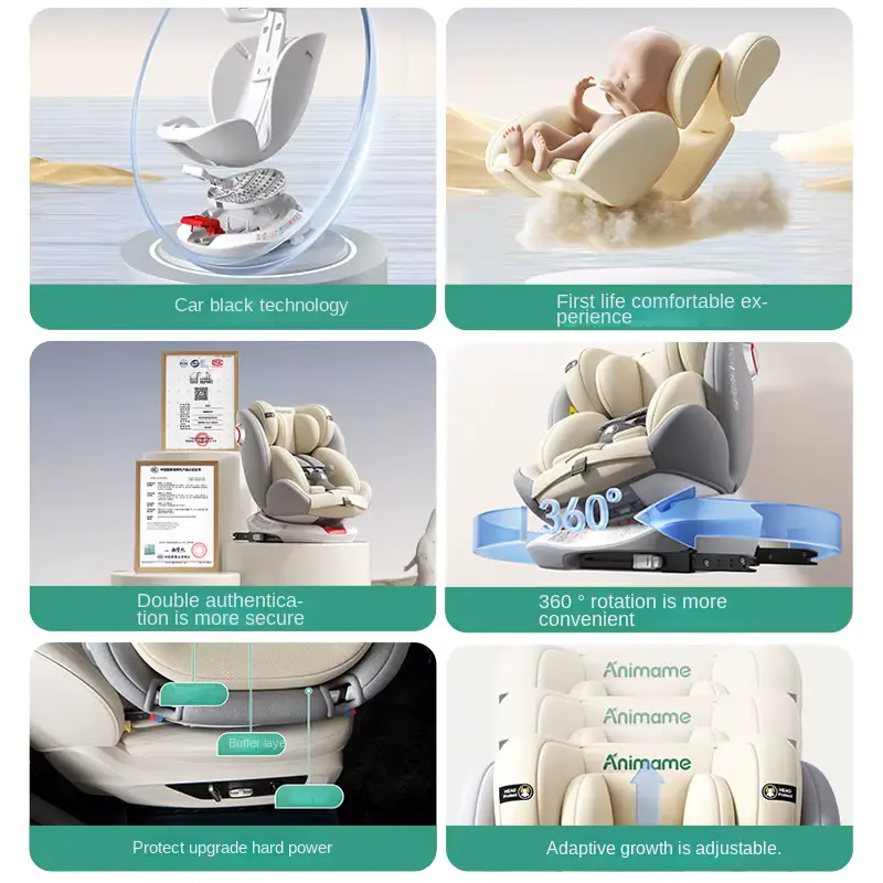 Seat Chair Universal Child CAR Multi-age 0-12 Years Reclining Wholesale product image 3