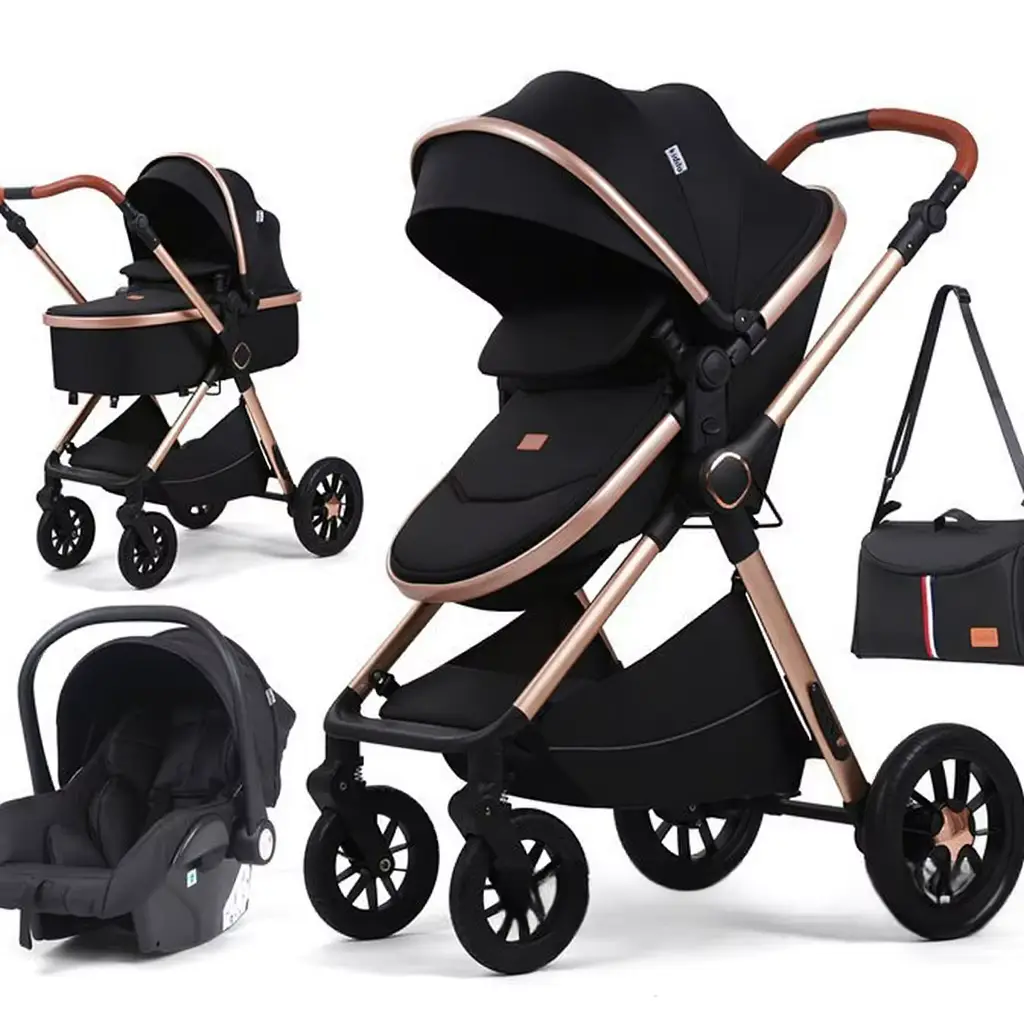 Stroller Seat Hot-selling European-style 3-in Foldable Multifunctional Carriage With Wholesale product image 3