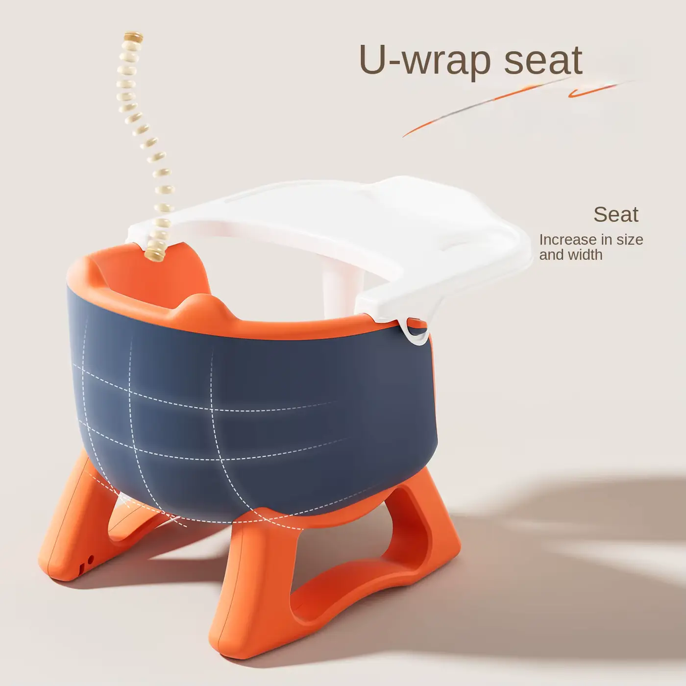 Chair Dining Toddler Sound With Backrest Non-slip Stool FOR Wholesale product image 3