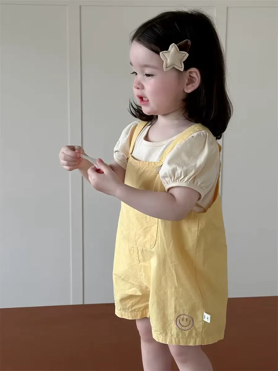 Girls Cotton T-shirt SET Clothing 4t Two-piece Short Sleeve Wholesale product image 4