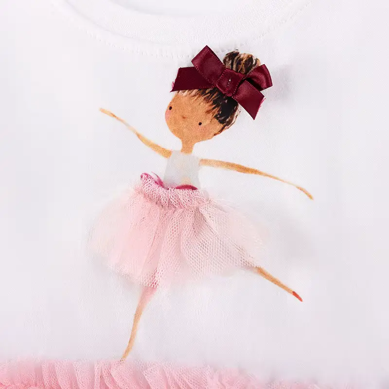 Girls Cotton Mesh Cartoon Dress Skirt Pattern Tulle Mini Wholesale product image 2