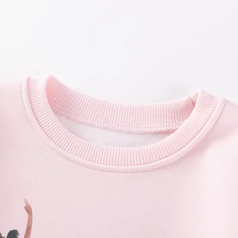 Girls Cotton Cartoon Clothing Toddler Two-piece Velvet Fleece Long Wholesale product image 2