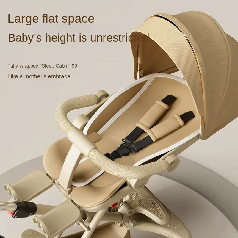 Stroller Newborn Sitting Lying Dual-use Light Two-way Landscape Foldable Wholesale product image 3