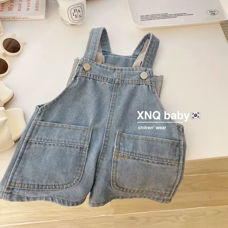 Girls Shorts Clothing Denim Straps Korean Mens Womens Loose Wholesale product image 4