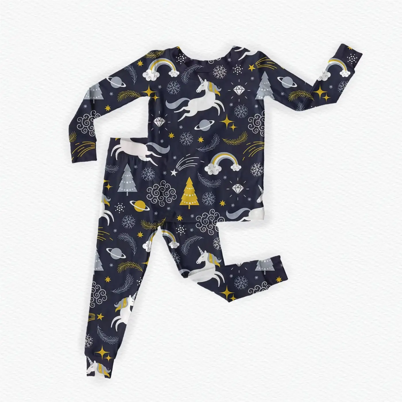 Cartoon Printed SET Bamboo Fiber Pajama With 95 AND Wholesale product image 4