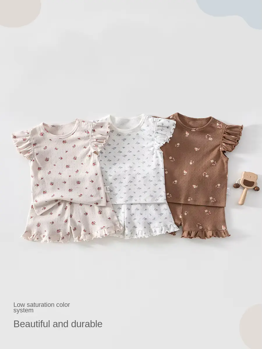 Cotton Shorts Onesie Clothing Newborn Sets Thin 100 Half Wholesale