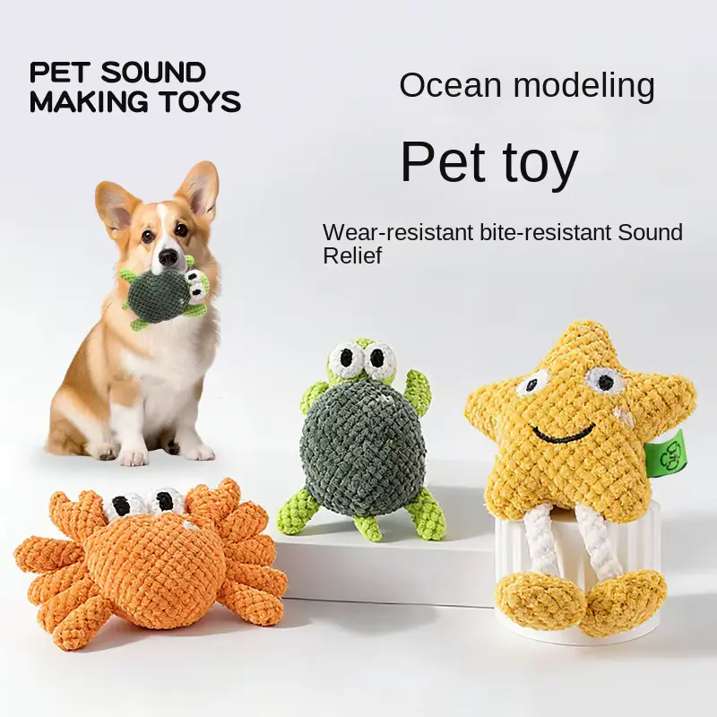 Animal DOG Toys Marine Rope Knot Turtle Crab AND Educational Wholesale