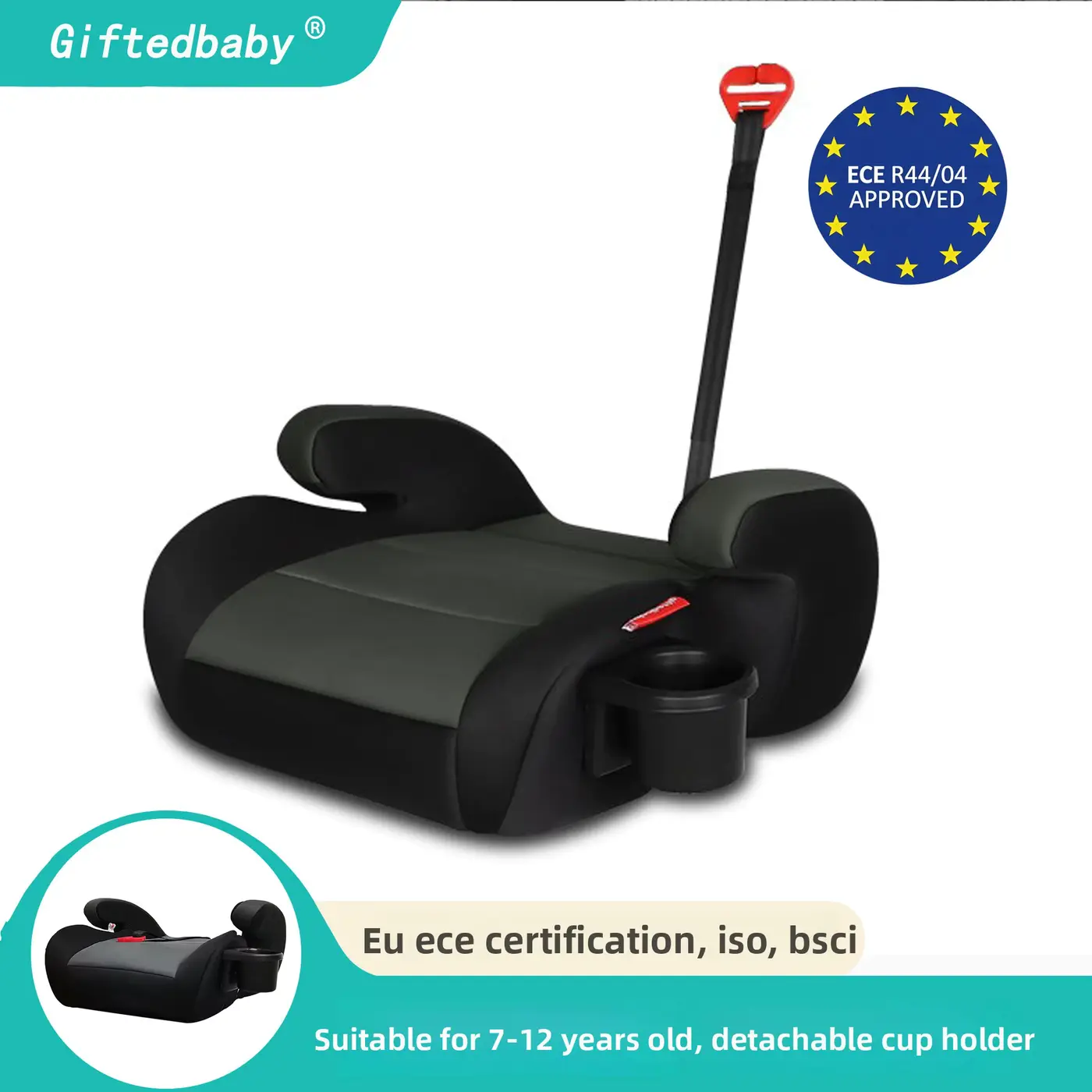 Cotton Seat Child Safety Booster Cushion Hdpe Portable Universal Wholesale product image 3