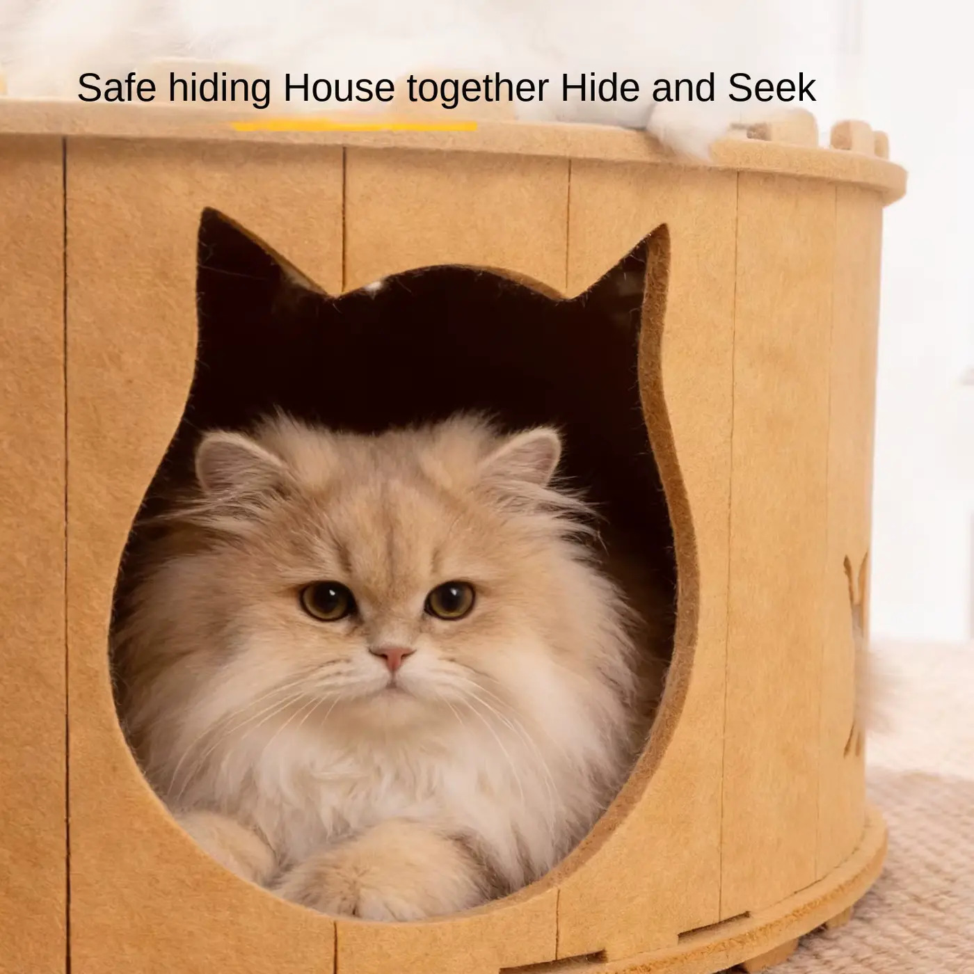 CAT BED Felt Tunnel TOY AND Scratcher All-season Round Wholesale product image 4