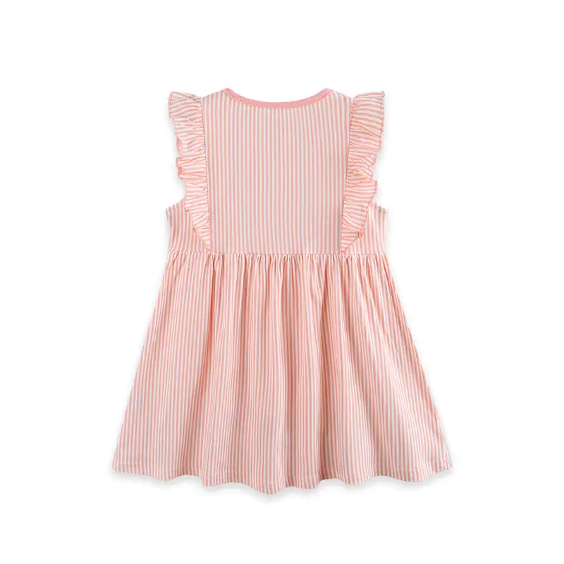 Girls Cotton Cartoon Princess Dress Sweet Embroidered Sleeveless Knee-length Wholesale product image 2