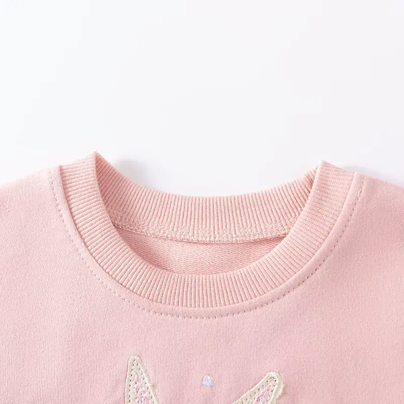 Girls Cotton Cartoon Long Sleeve TWO Piece Customized Color Clothing Wholesale product image 3
