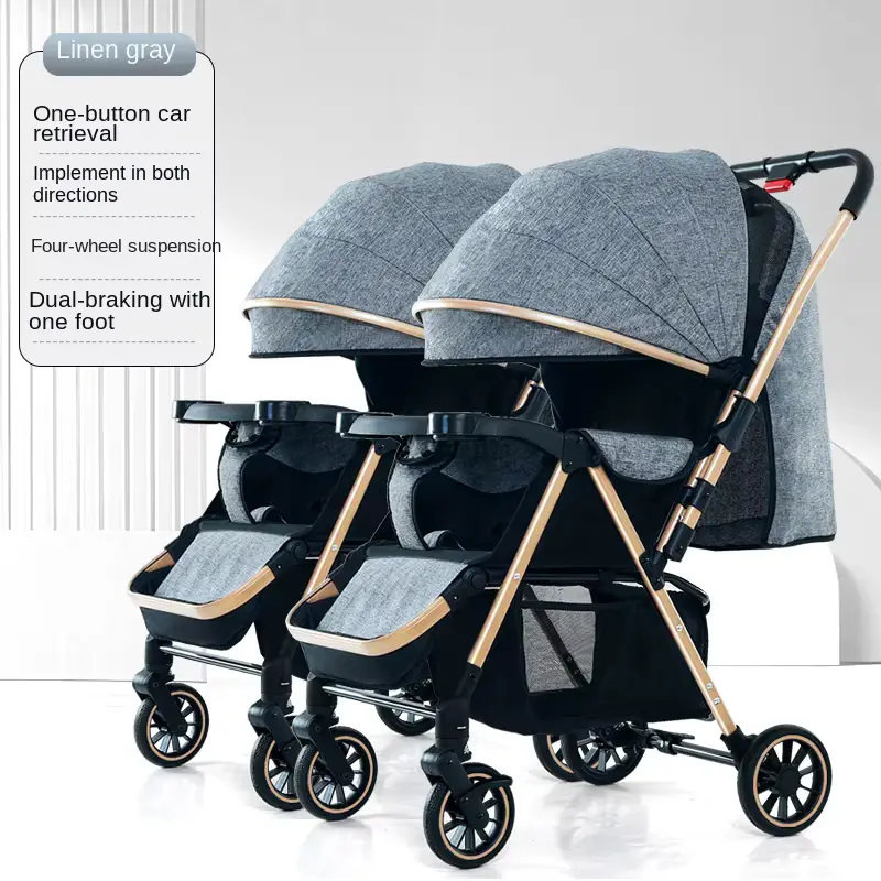 Stroller Lightweight Foldable Luxury Aluminum Alloy Infant Carriage With Wholesale product image 3