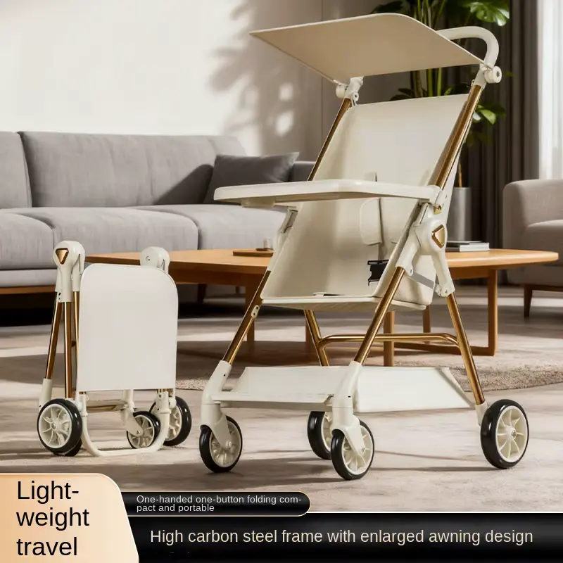Stroller Lightweight Umbrella High-view Portable Easy Fold Shock Absorbing Wholesale