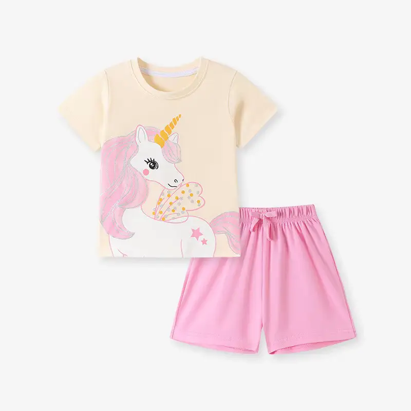 Girls Cotton Print Animal SET Outfit Pants Toddler TWO Wholesale product image 2