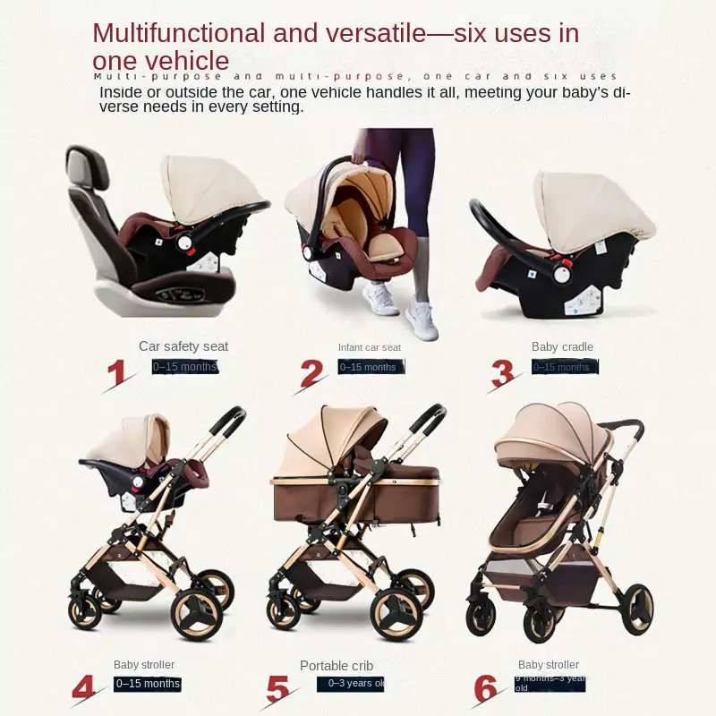 Stroller Portable Aluminum Alloy Tool Cart Transformable Hand Detachable Wholesale product image 3
