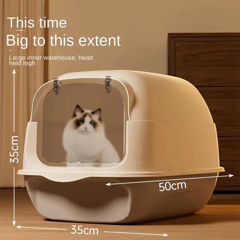 CAT Extra Large Fully Enclosed Litter BOX Splash-proof AND OEM Wholesale product image 3