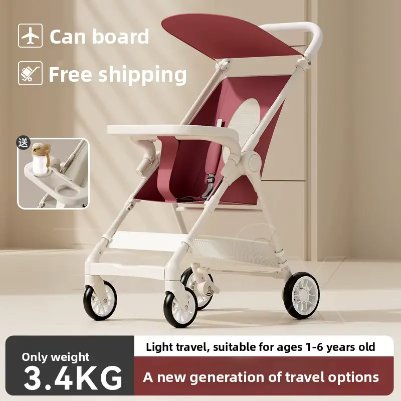 Stroller Portable Airplane-friendly Compact One-hand Fold Travel With Adjustable Wholesale