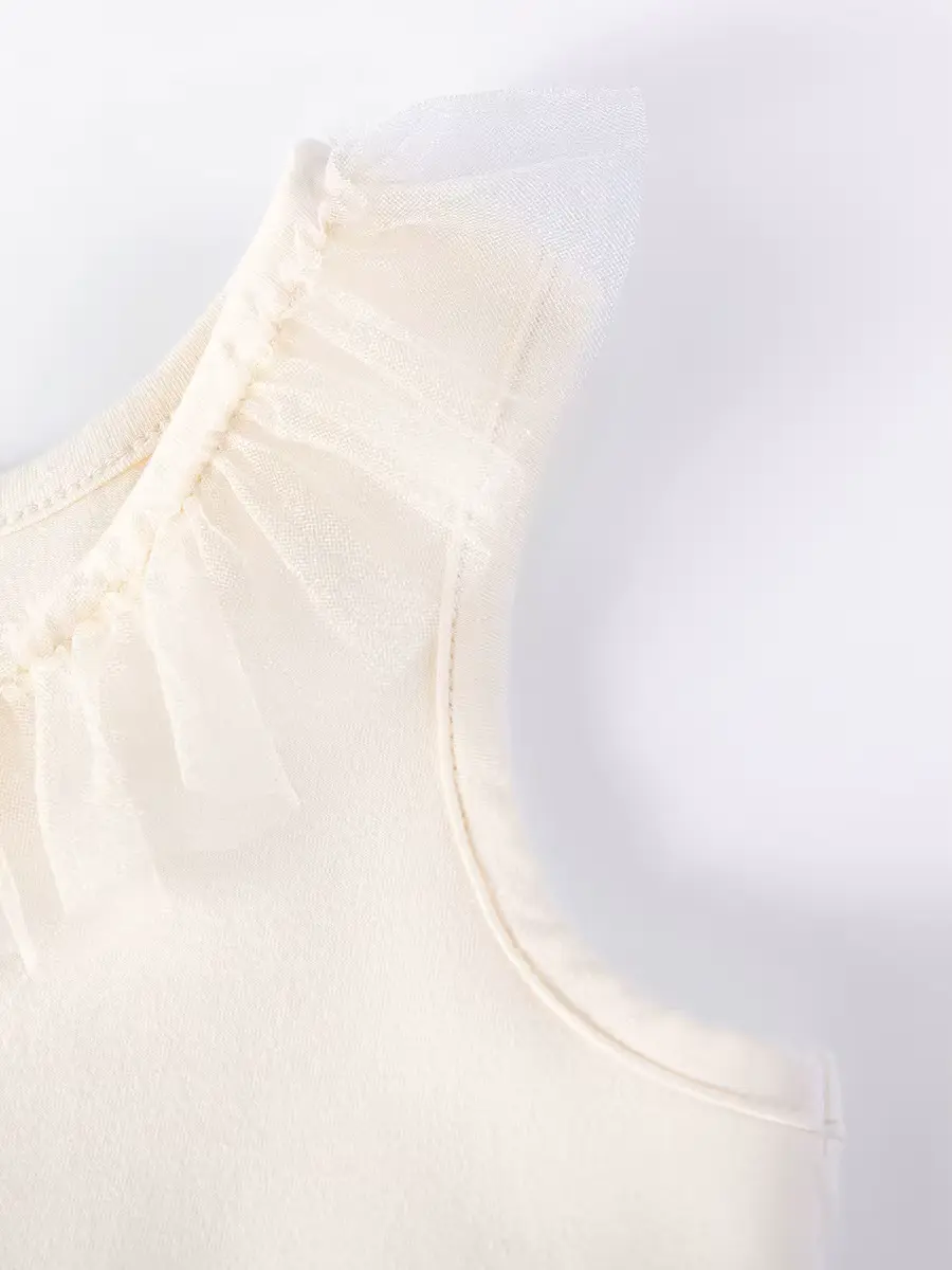 Girls Dress Tulle Knee-length A-line European-american Breathable Sleeveless FOR Wholesale product image 3