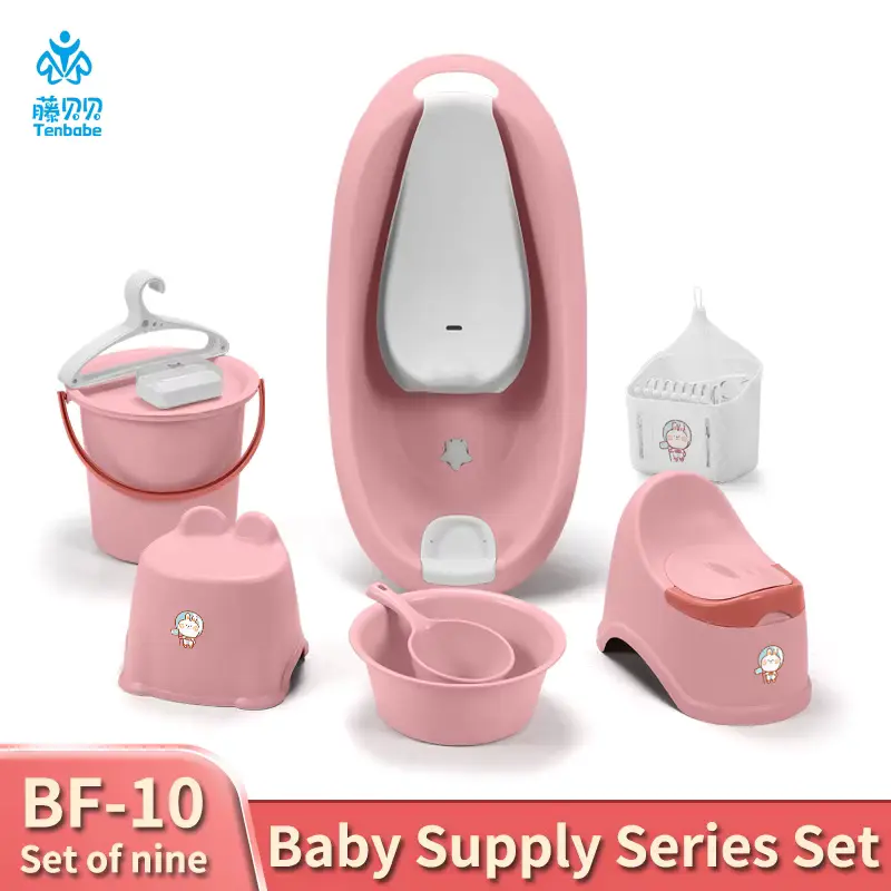 SET Bath TUB 9-in Collapsible Infant Bathing Supplies Gift Wholesale product image 3