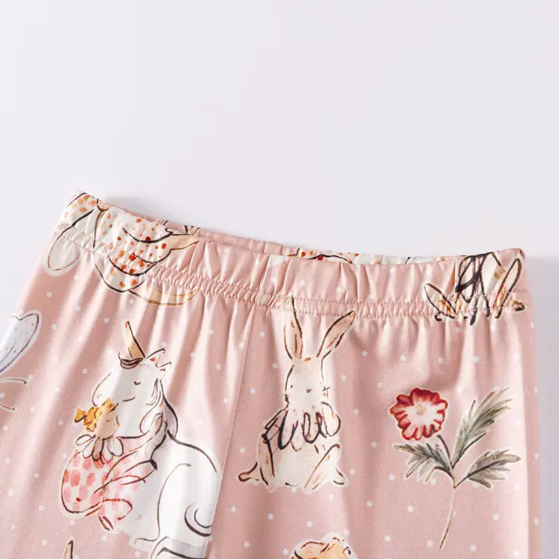 Girls Cotton Cartoon Long Sleeve TWO Piece Customized Color Clothing Wholesale product image 2