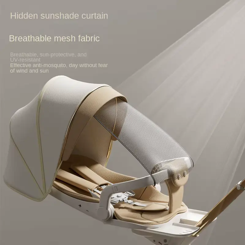 Stroller Lightweight Foldable One-touch Stowable Aluminum Alloy Portable With Wholesale product image 3