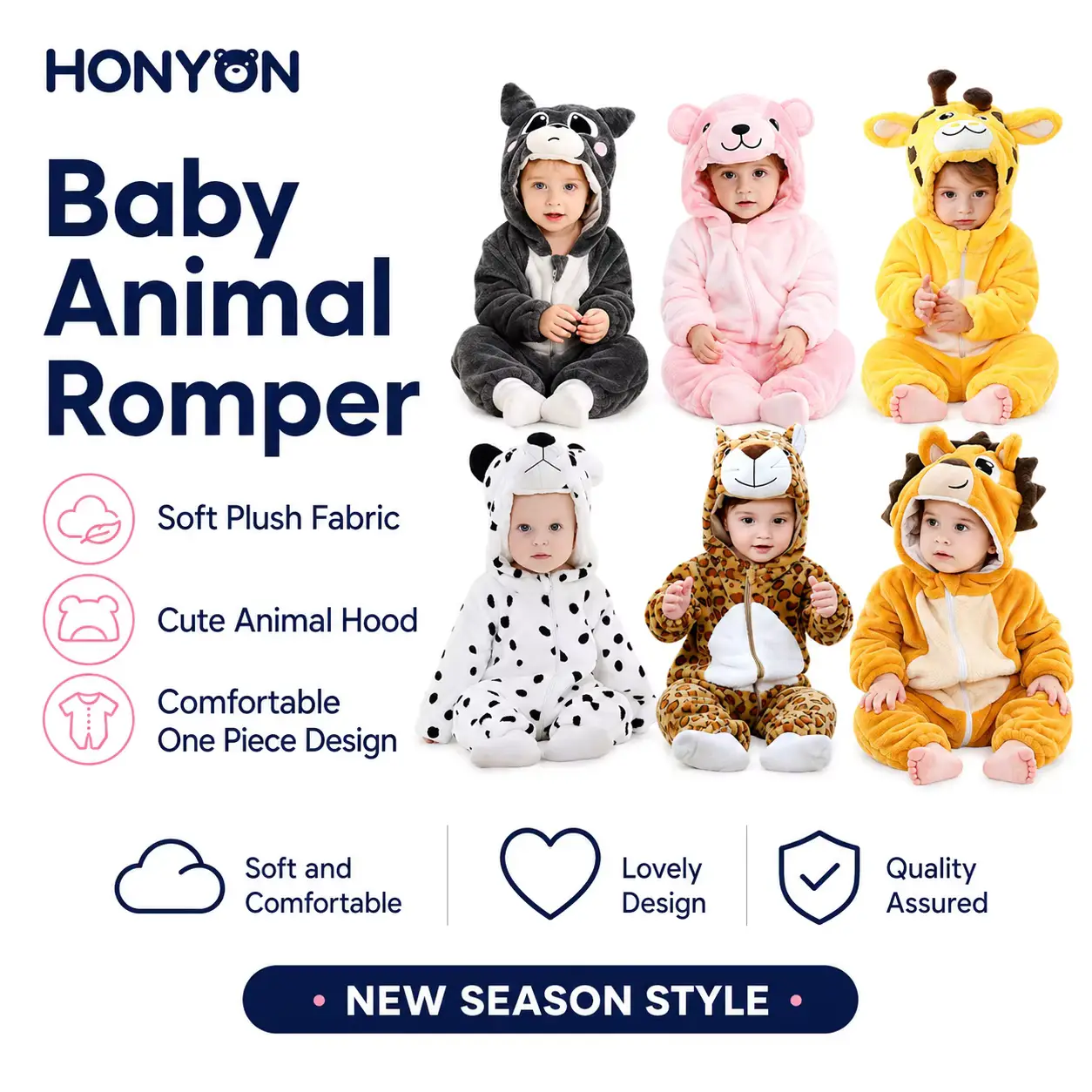 Unisex Cotton Animal Michley Factory Wholesale ODM Jumpsuit 3d Clothing