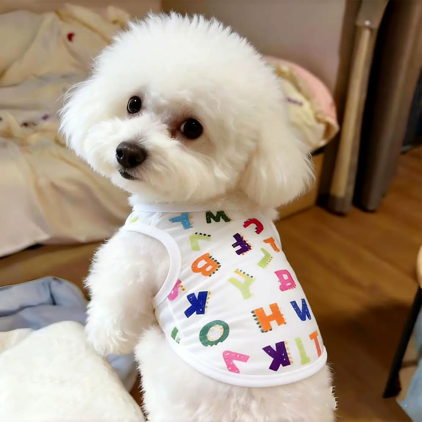 Printed Thin Breathable Cooling Polyester Clothes Dogs AIR Conditioning Clothing Wholesale product image 3
