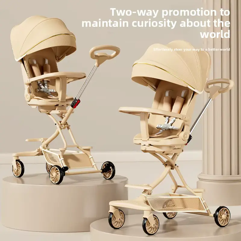 Stroller Metal Foldable With High-view Design AND Reclining Seating Wholesale product image 3