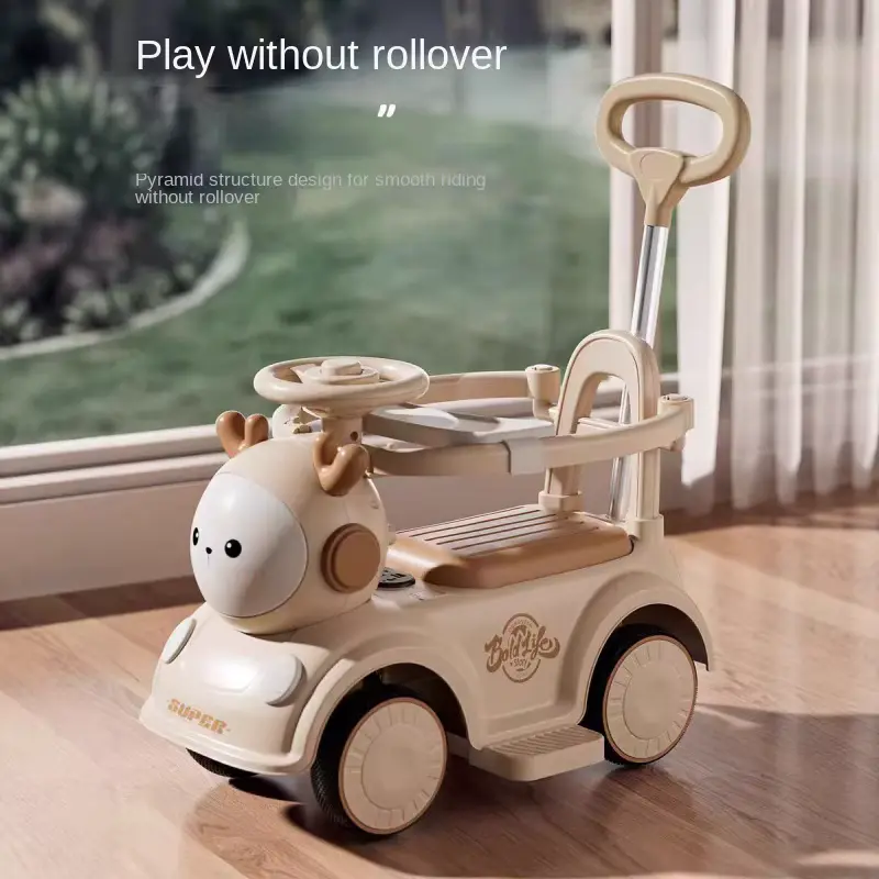 Wheel Electric Wiggle CAR Ride ON TOY With Push Educational Wholesale
