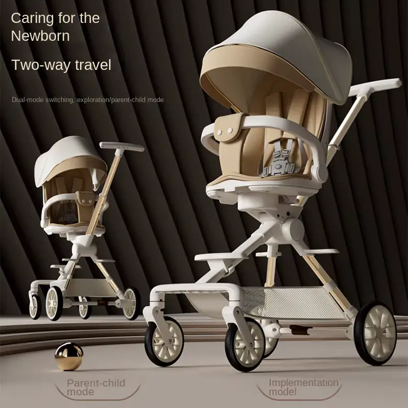 Stroller Lightweight Foldable One-touch Stowable Aluminum Alloy Portable With Wholesale