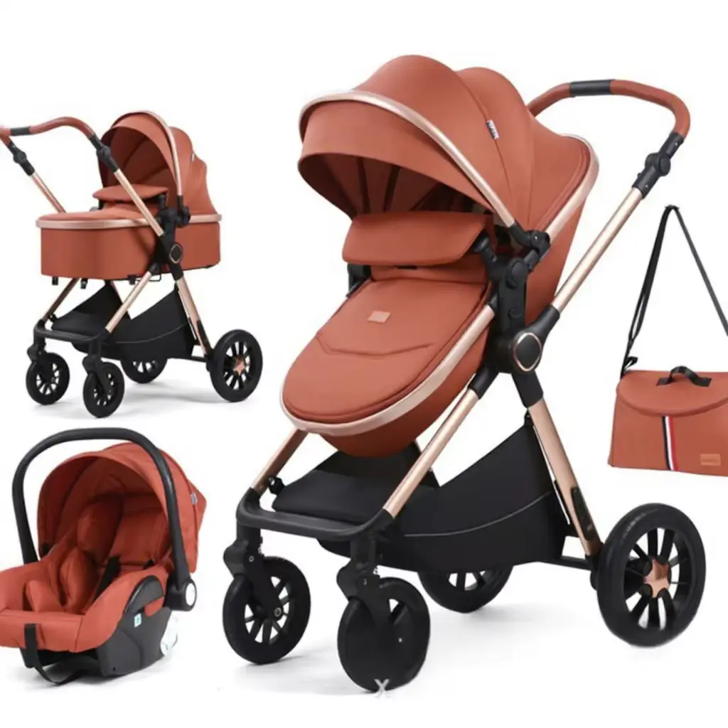 Stroller Seat Hot-selling European-style 3-in Foldable Multifunctional Carriage With Wholesale product image 2