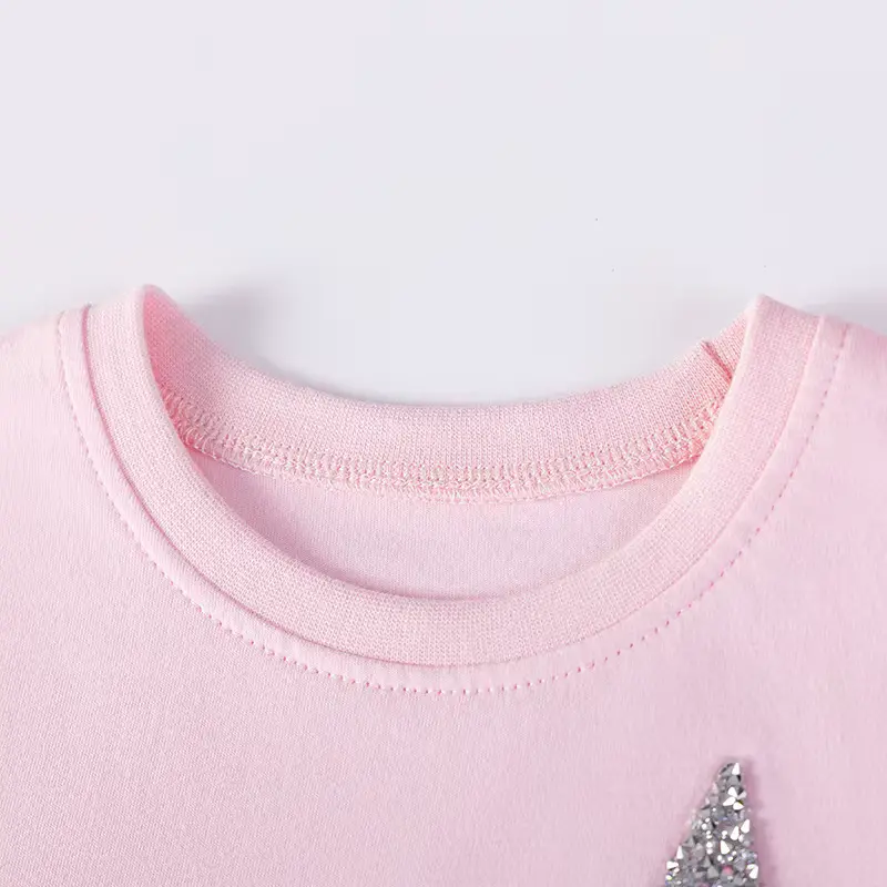 Girls Cotton Mesh Princess Dress Short Sleeve Star Pattern Wholesale product image 2