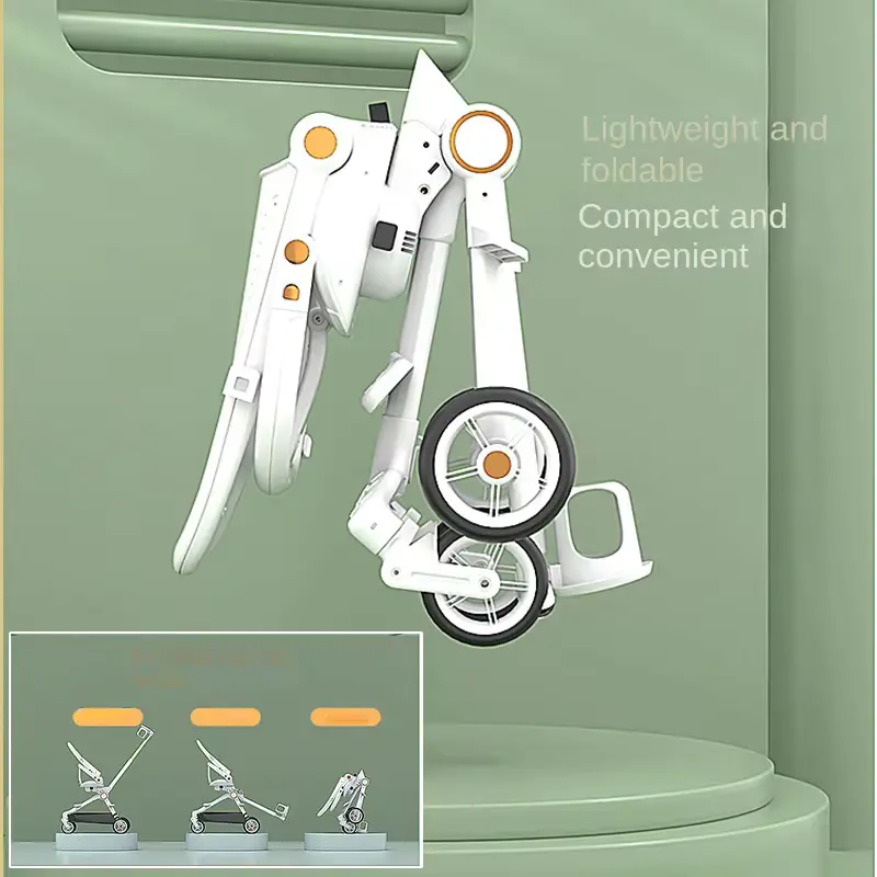 Stroller Hy-yw00240 Stainless Steel Frame 4-wheel Foldable With 15kg Wholesale product image 3