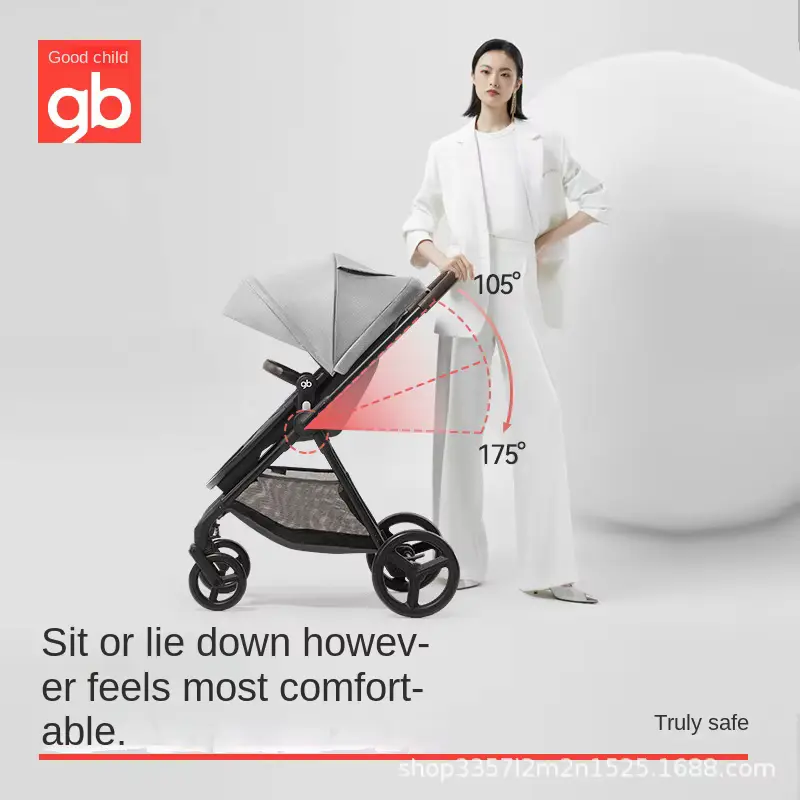 Stroller Lightweight Shock Absorption Newborn CAN SIT LIE Umbrella Wholesale product image 3