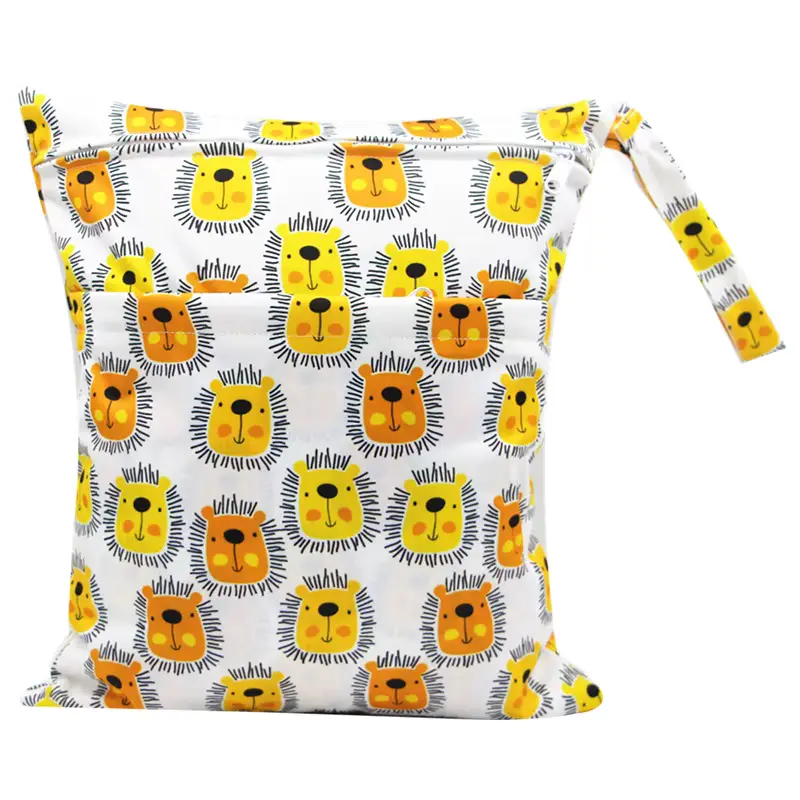 Print Printed Rabbit White Double Zipper Eco-friendly Text Polyester OEM Wholesale product image 4