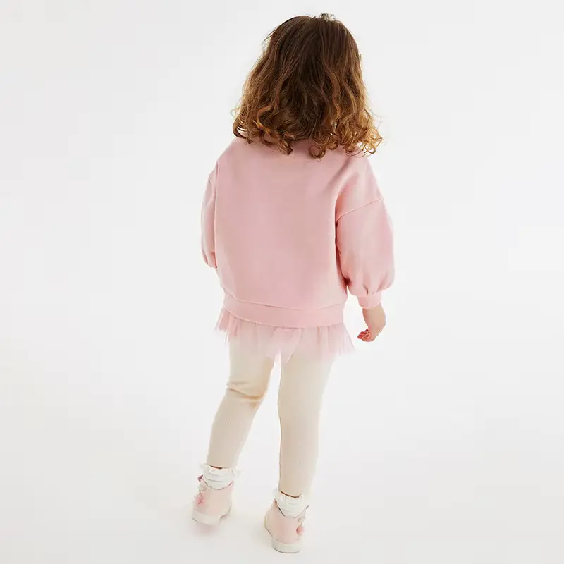 Girls Cotton Mesh Cartoon Long Sleeve Fabric Softened Pattern Clothing Wholesale product image 4