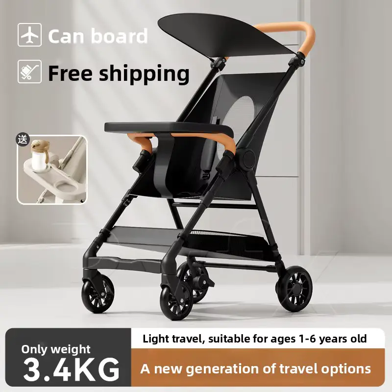 Stroller Portable Airplane-friendly Compact One-hand Fold Travel With Adjustable Wholesale product image 3