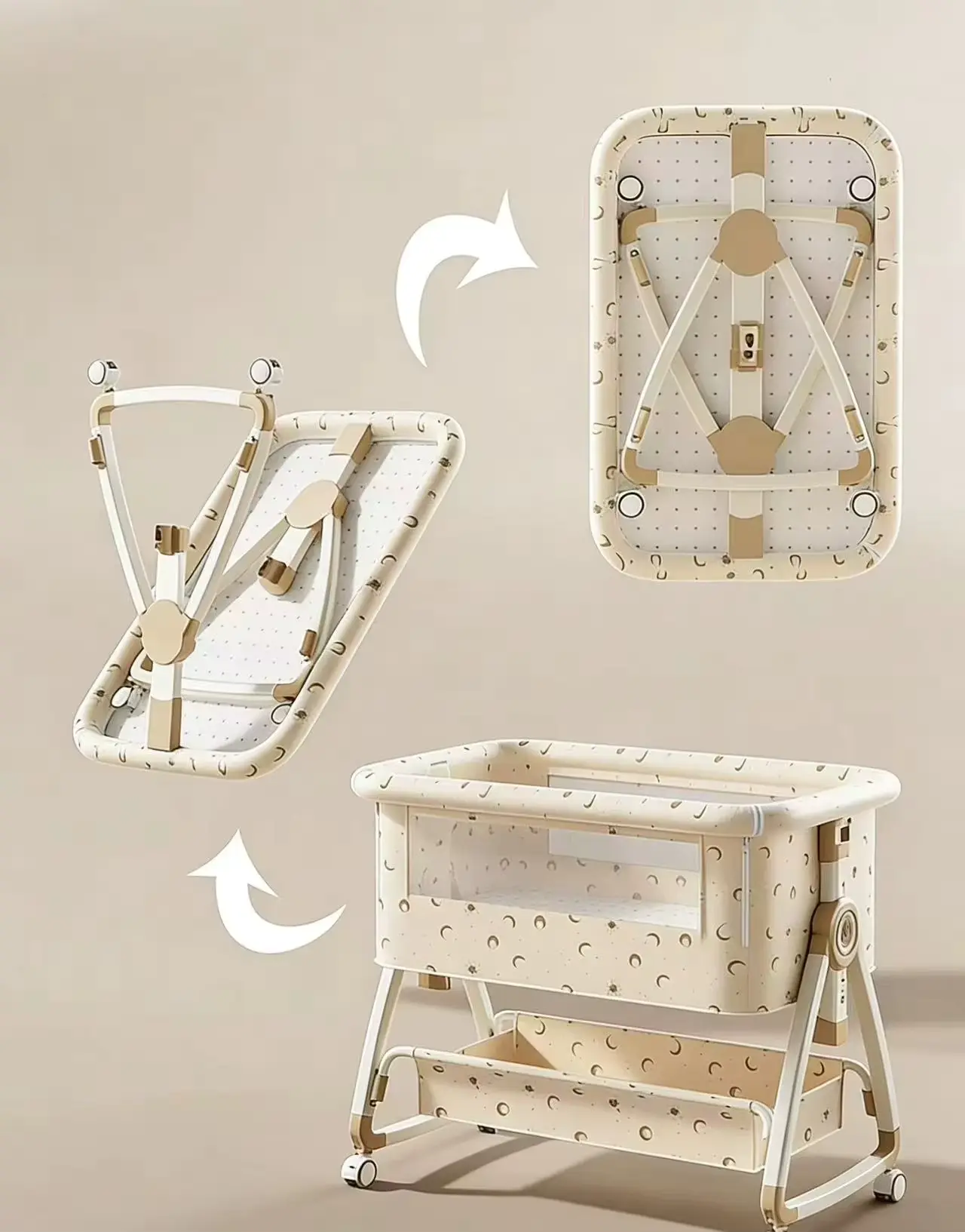 BED High Quality Portable Folding Height Adjustable FOR Newborns Wholesale product image 3