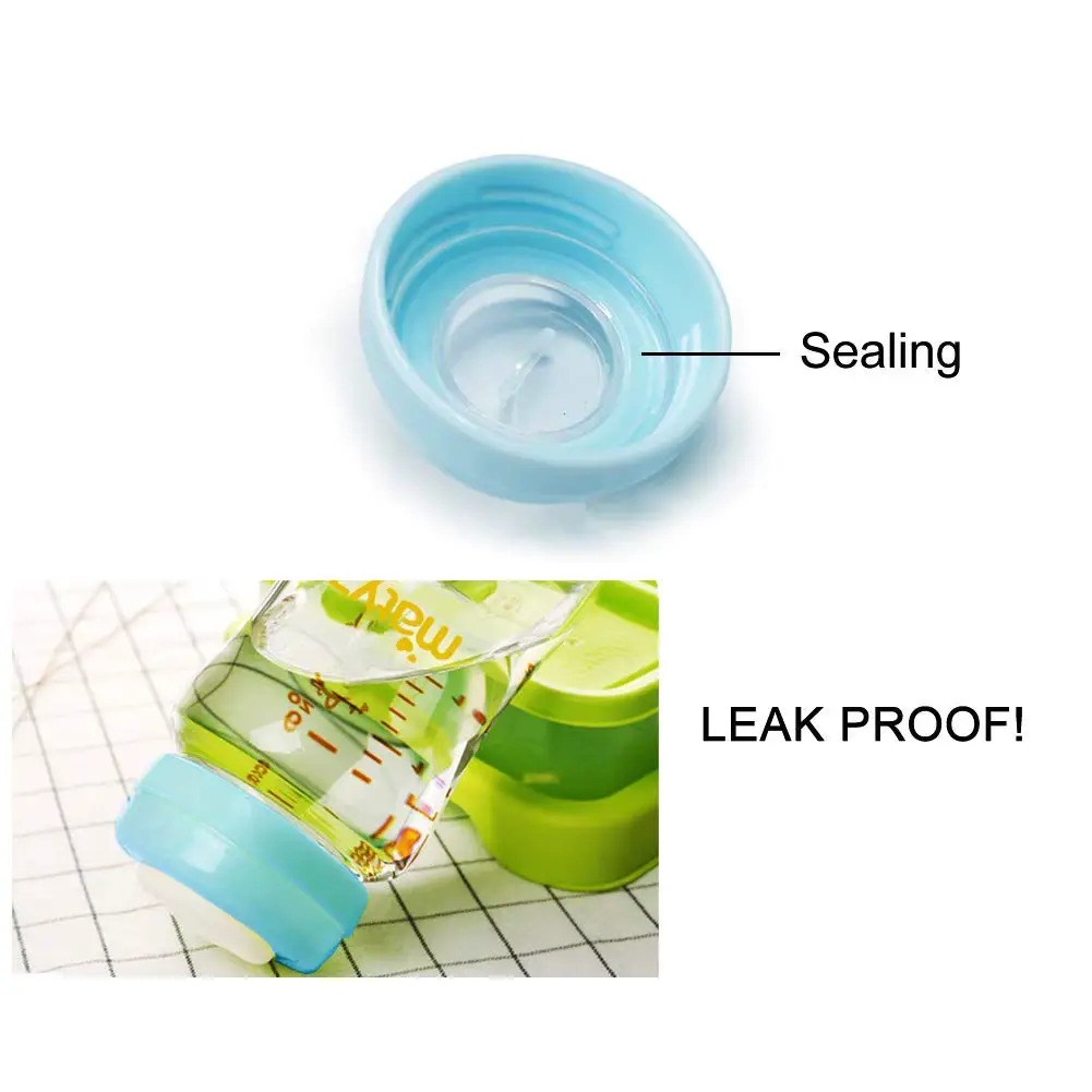 Matyz Glass Breastmilk Storage Containers 4-pack OZ Wide Mouth OEM Wholesale product image 4